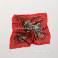 fashion lady scarf,shawl,animal leopard printing silk scarf yiwu,100*100 paisley